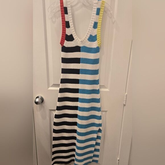 Staud Seashore Striped Knit Midi Dress – Sleeveless – Size M – Chic  Style - Picture 2 of 6